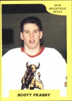 1989-90 7th Inning Sketch OHL #88 Scott Feasby