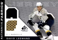 2007-08 SP Game Used Authentic Fabrics #AFDL David Legwand
