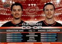 2024-25 Upper Deck Gaming Co-Op #CGO25 Sebastian Aho/Andrei Svechnikov