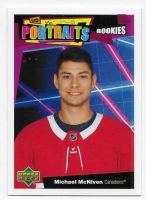 2020-21 Upper Deck UD Portraits #P80 Michael McNiven