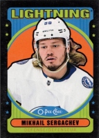 2021-22 O-Pee-Chee Retro Black #468 Mikhail Sergachev 006/100