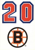 1989-90 Topps Sticker Inserts #31 Boston Bruins DP