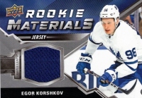 2020-21 Upper Deck Rookie Materials #RMEK Egor Korshkov B