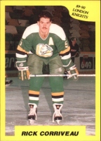1989-90 7th Inning Sketch OHL #40 Rick Corriveau