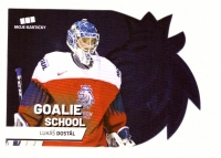 2019-20 MK Czech Ice Hockey Team Goalie School Blue #3 Luk Dostl