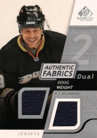 2008-09 SP Game Used Dual Authentic Fabrics #AFDW Doug Weight