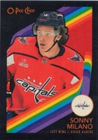 2023-24 O-Pee-Chee Retro Black #386 Sonny Milano */100
