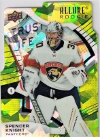 2021-22 Upper Deck Allure Green Rainbow #135 Spencer Knight