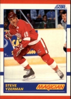 1990-91 Score #339 Steve Yzerman Magic