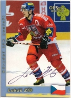 2007-08 Czech OFS National Team #14 Luk Zb + originln podpis