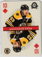 2021-22 O-Pee-Chee Playing Cards #10DIAMONDS Brad Marchand 