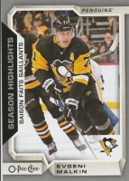 2018-19 O-Pee-Chee Silver #552 Evgeni Malkin SH