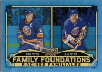 2023-24 Upper Deck Tim Hortons Greatest Duos Family Foundations #FF9 Denis Potvin / Jean Potvin