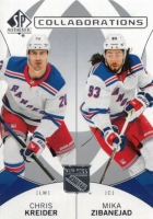 2024-25 SP Authentic Collaborations #C19 Chris Kreider Mika Zibanejad