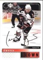 1999-00 Upper Deck MVP SC Edition Silver Script #24 Curtis Brown