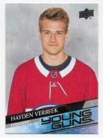 2020-21 Upper Deck Extended Series #714 Hayden Verbeek RC