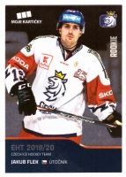 2019-20 MK Czech Ice Hockey Team Base Set #4 Jakub Flek