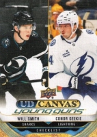 2024-25 Upper Deck UD Canvas #C240 Will Smith/Conor Geekie YG CL