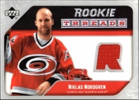 2005-06 Upper Deck Rookie Threads #RTNN Niklas Nordgren