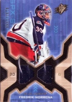 2006-07 SPx #157 Fredrik Norrena JSY RC