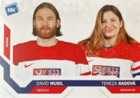 2021-22 MK Nrodn tm #84 David Musil, Tereza Radov