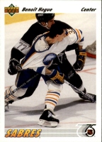  1991-92 Upper Deck #159 Benoit Hogue UER/ (Back photo is Dean Kennedy)