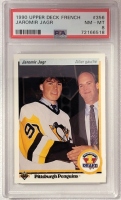 1990-91 Upper Deck #356 Jaromr Jgr RC Gradace 8 PSA