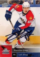 2009-10 Upper Deck #321 Rostislav Olesz + originln podpis