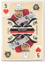2024-25 O-Pee-Chee Playing Cards #5HEARTS Nick Suzuki