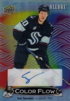 2024-25 Upper Deck Allure Color Flow Autographs Full Rainbow #CFAET Eeli Tolvanen