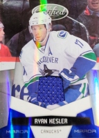 2010-11 Certified Mirror Blue Materials #143 Ryan Kesler */100