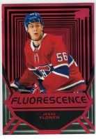 2021-22 Upper Deck Fluorescence Red #FL23 Jesse Ylonen