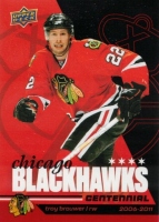 2025-26 Upper Deck Chicago Blackhawks Centennial #43 Troy Brouwer