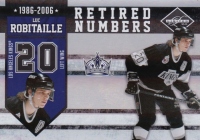 2010-11 Limited Retired Numbers Materials Signatures #17 Luc Robitaille