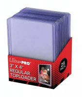 UP - Toploader - 3" x 4" Clear  Regular (25 kusů )