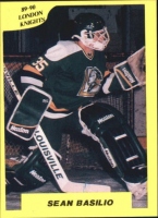 1989-90 7th Inning Sketch OHL #31 Sean Basilio