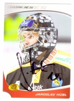 2009-10 OFS Goalies #3 Jaroslav Hubl + originln podpis