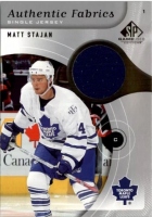 2005-06 SP Game Used Authentic Fabrics #AFST Matt Stajan