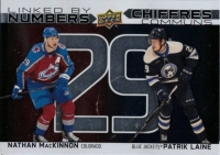 2023-24 Upper Deck Tim Hortons Greatest Duos Linked by Numbers #LN10 Nathan MacKinnon / Patrik Laine