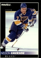 1992-93 Pinnacle #36 Nelson Emerson