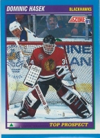 1991-92 Score Canadian Bilingual #346 Dominik Hasek RC