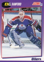 1991-92 Score American #30 Bill Ranford