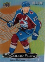 2024-25 Upper Deck Allure Color Flow Orange Yellow #CFL39 Nathan MacKinnon