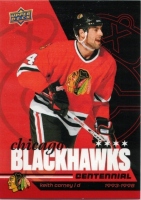 2025-26 Upper Deck Chicago Blackhawks Centennial #34 Keith Carney