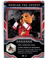 2021-22 Upper Deck MVP Mascot Gaming Cards Sparkle #M2 Howler the Coyote