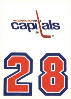 1989-90 Topps Sticker Inserts #30 Washington Capitals DP