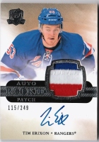 2011-12 The Cup #158 Tim Erixon JSY AU RC