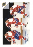 1991 Ultimate Draft #88 Offensive Threats Yanic Dupre / Mikael Nylander