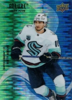 2022-23 Upper Deck Allure Color Flow Spectrum Green Blue #SF5 Matty Beniers