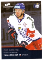 2019-20 MK Czech Ice Hockey Team Base Set #45 Tom Zohorna